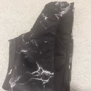 Buffbunny Marble Leggings- Onyx